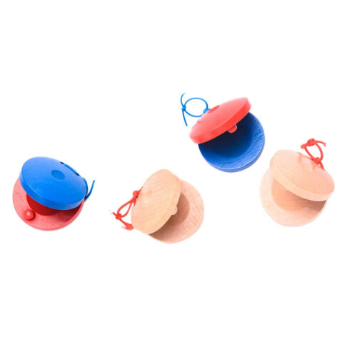 4 Stuks Vingerkastagnet Percussie Voor Kinderen Vroege Educatie