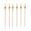 Bolsa 300 Brochetas Tenedores Bambú Dorado 1