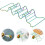 Stainless Steel Taco Frying Rack Multi For Home Users 1pcs 10
