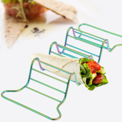 Stainless Steel Taco Frying Rack Multi For Home Users 1pcs 2