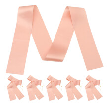 Rose Gold Multi-Function Party Sashes For Decorative Use 6pcs
