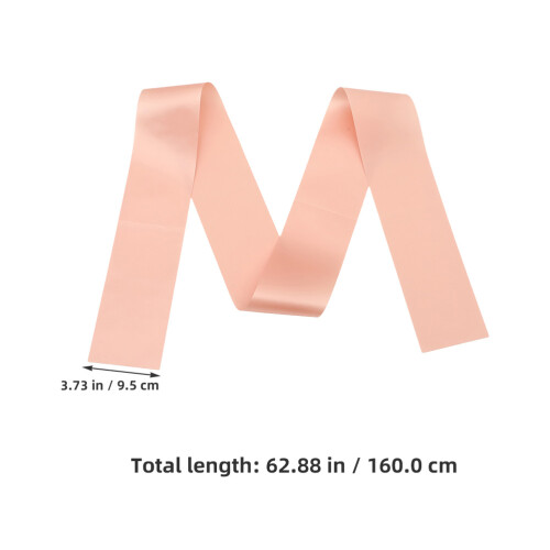 Rose Gold Multi-Function Party Sashes For Decorative Use 6pcs 1