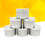10Pcs Silver Round Empty Tins Metal Storage Boxes with Snug Lids 10