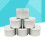 10Pcs Silver Round Empty Tins Metal Storage Boxes with Snug Lids 7
