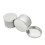 10Pcs Silver Round Empty Tins Metal Storage Boxes with Snug Lids 11