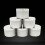 10Pcs Silver Round Empty Tins Metal Storage Boxes with Snug Lids 9