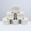 10Pcs Silver Round Empty Tins Metal Storage Boxes with Snug Lids 8