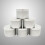 10Pcs Silver Round Empty Tins Metal Storage Boxes with Snug Lids 5