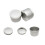 10Pcs Silver Round Empty Tins Metal Storage Boxes with Snug Lids 2