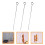 3 Piezas Brochetas Inoxidable Para Y Kebab 3