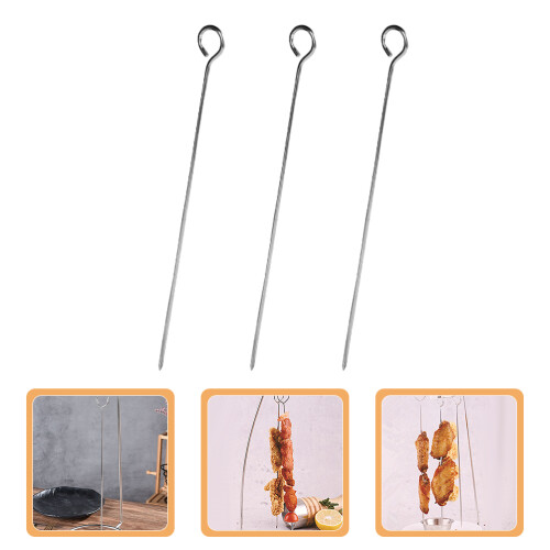 3 Piezas Brochetas Inoxidable Para Y Kebab 2
