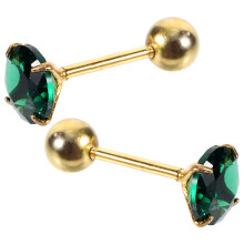 1 Paar Ohrringe Stecker Mit Zirkonia Für Frauen