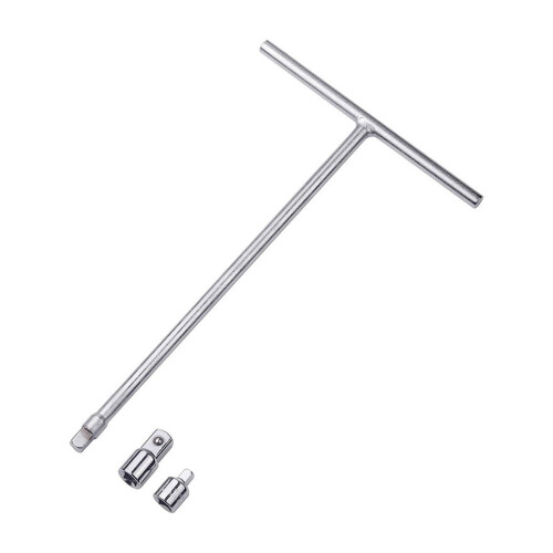 High Strength 3/8in T Handle Wrench Steel Socket Driver Home