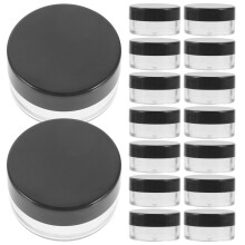 60Stk Transparente Creme Flaschen Für Trip (Schwarz)