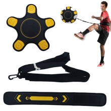 Football Ball Trainer with Cord, Adjustable Belt, Elastic Rope, Fits Ball 4 and 5