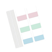 Colored PET Label 30/60/120Pcs-Morandi medium size