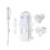 0.5mm Mechanical Pencil With Refills Ergonomic Grip For-Pink 5