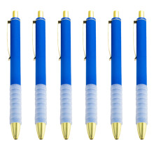 6pcs Simple Ballpoint Pen 1.0mm Oil Pen Black Ink-Navy Blue