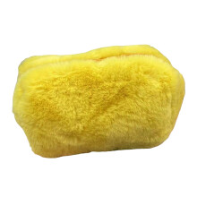 Sac à stylos en peluche coloré léger pour une utilisation-Jaune