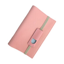 A6 Small Notebook Travel Notebook Writing Notepads-Peach powder