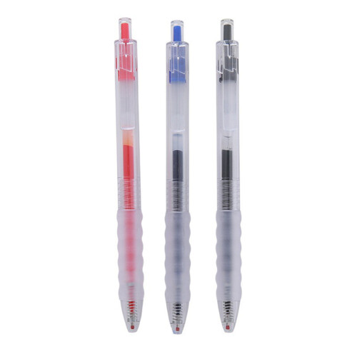 Refillable Gel Inks Pens Quick Dry Retractable Gel Pen-Blue 1