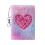 Mini bloc-notes en peluche, carnet de-Amour de couleur violette 1