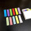 1 Set Index Tabs 11 Colors Sticking Note Simple-11 color bars 4