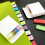 1 Set Index Tabs 11 Colors Sticking Note Simple-11 color bars 2