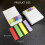1 Set Index Tabs 11 Colors Sticking Note Simple-11 color bars 3