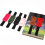 5Pcs Leather Pencil Case with Elastic Band for Hardcover-Red 6