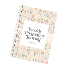 Cadeau réfléchi Journal de grossesse Carnet de notes