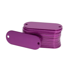 Gravure sur métal non corrosif, étiquettes métalliques-Violet