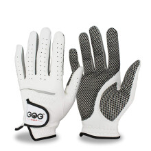 Men's Golf Gloves Left and Right Hand Soft Breathable Leather NonSlip Particulate Gloves 25 Left Hand