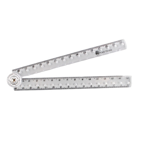 Règle pliable en acrylique incisée avec précision pour-1 main