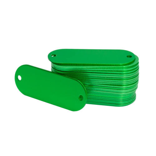 Billet vierge de gravure en acier inoxydable, estampage-Vert