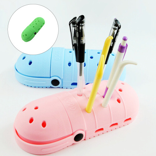 Étui de rangement étanche en Silicone pour crayons,-Rose 1