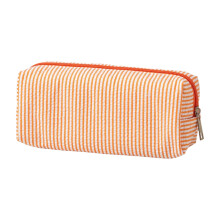 Trousse à crayons rayée en polyester, pochettes-Rayures oranges