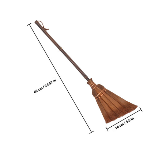 2 Stuks Mini Bamboe Bezems Voor Kinderen En Buiten 1
