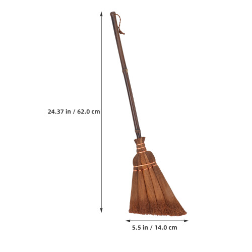 2 Stuks Mini Bamboe Bezems Voor Kinderen En Buiten 2
