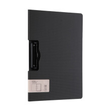 Clipboards Folder With Horizontal Vertical Metal Clip-Dark Grey