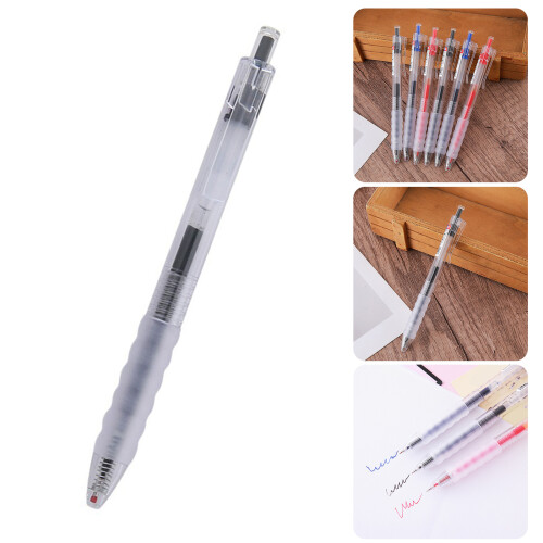 Retractable Gel Inks Pens 0.5MM Tip Refillable Gel Inks-Black 2