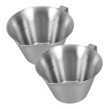 2Stk Espresso Shot Cup Tragbarer Unzen Cup Mit