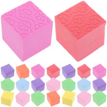 50 Pièces Blocs De Construction En Mousse Carrés Pour Enfants