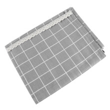 Capa protetora de algodão e linho para geladeira, para máquina de lavar, secadora, forno de micro-ondas, reutilizável, decorativa, com bolso para