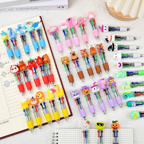 Stylo multicolore 4 stylos d'écriture couleur-en-1 pour la-10 1