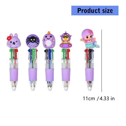 Stylo multicolore 4 stylos d'écriture couleur-en-1 pour la-10 2