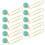 Gevormde Paperclips Muntgroen 10 1