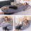 Μαξιλάρι εγκυμοσύνης Deeply Sleep, Comfort Maternity μαξιλάρι γκρι, γέμισμα από πολυεστέρα 4