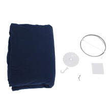 Chiffon-Bettvorhänge für Kinder, Prinzessinnen-Betthimmel aus grauer Spitze mit Moskitonetz, einfach zu montieren, schafft einen sicheren und