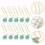 Gevormde Paperclips Muntgroen 10 6